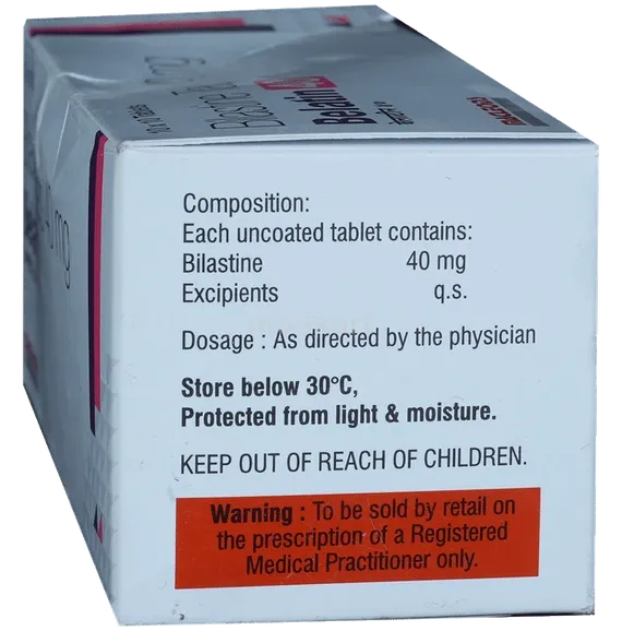 belatin 40mg tablet 10's